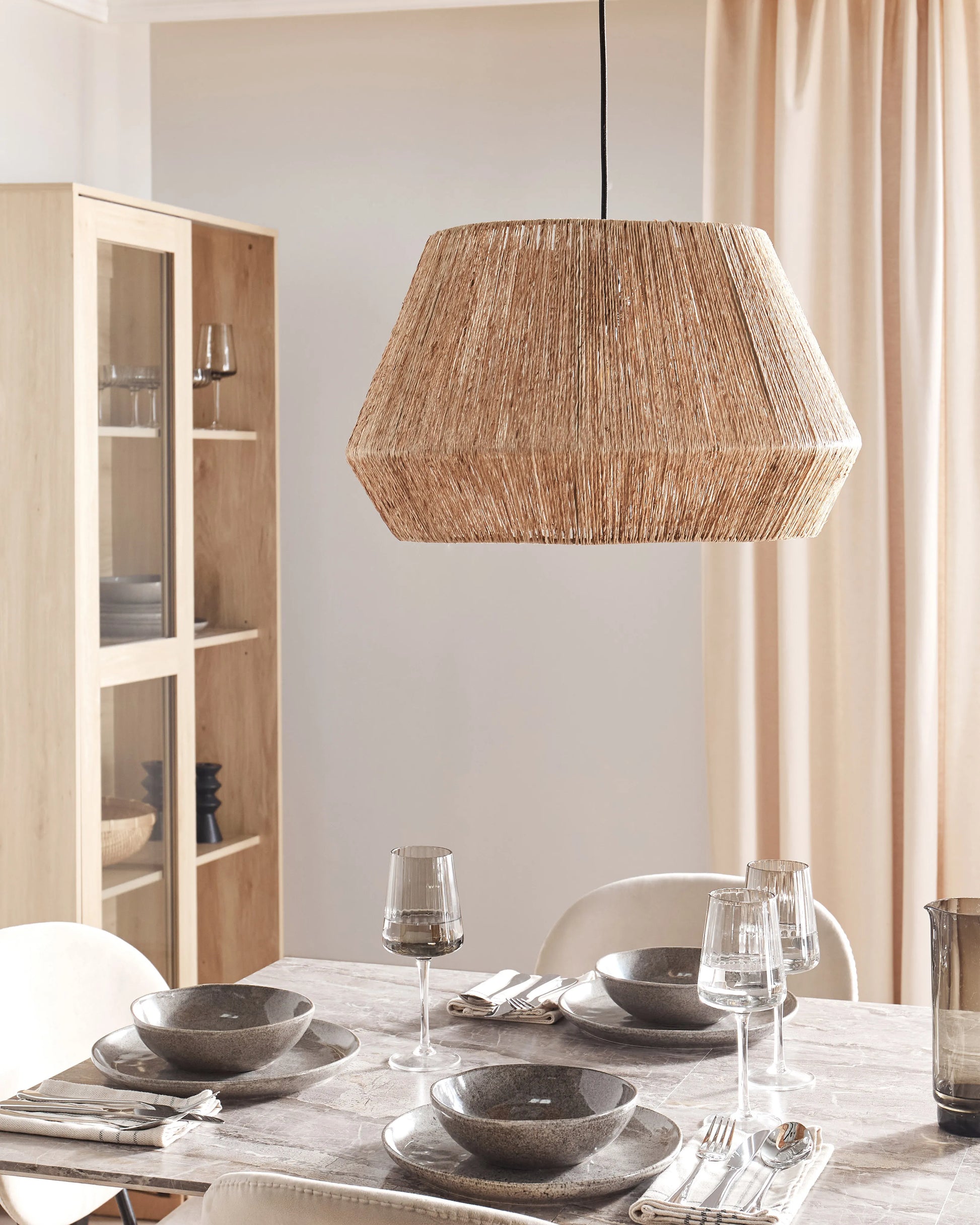  Pendant Lamp BIRAU Jute Natural