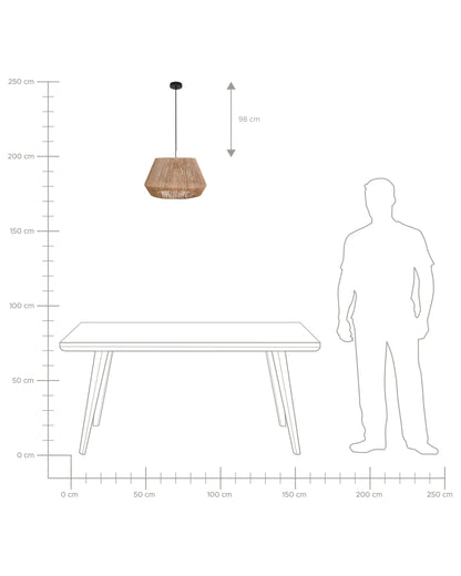  Pendant Lamp BIRAU Jute Natural