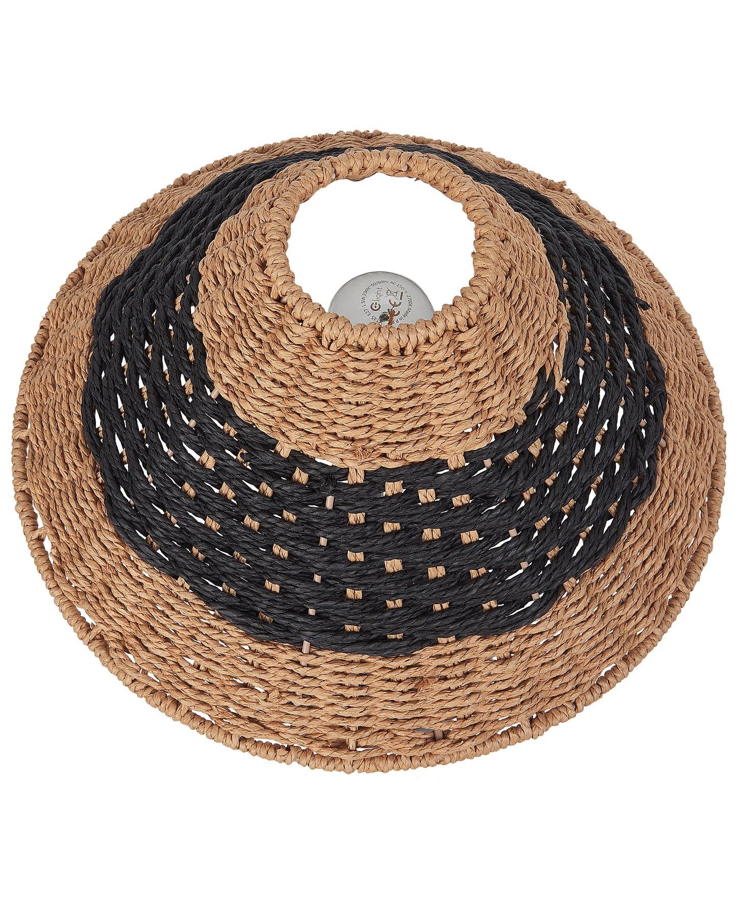  Table Lamp MOMBA Paper Rope Black