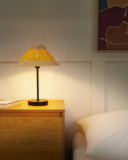  Table Lamp MOMBA Paper Rope Yellow