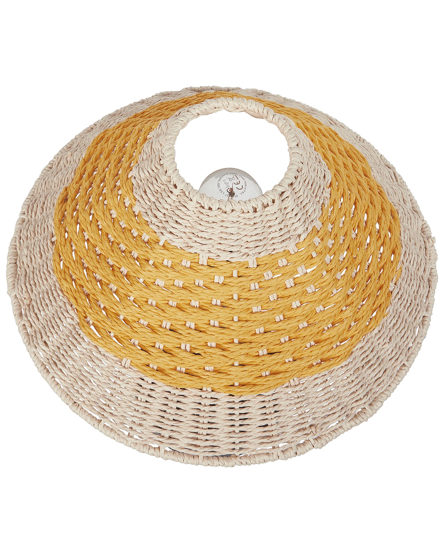  Table Lamp MOMBA Paper Rope Yellow