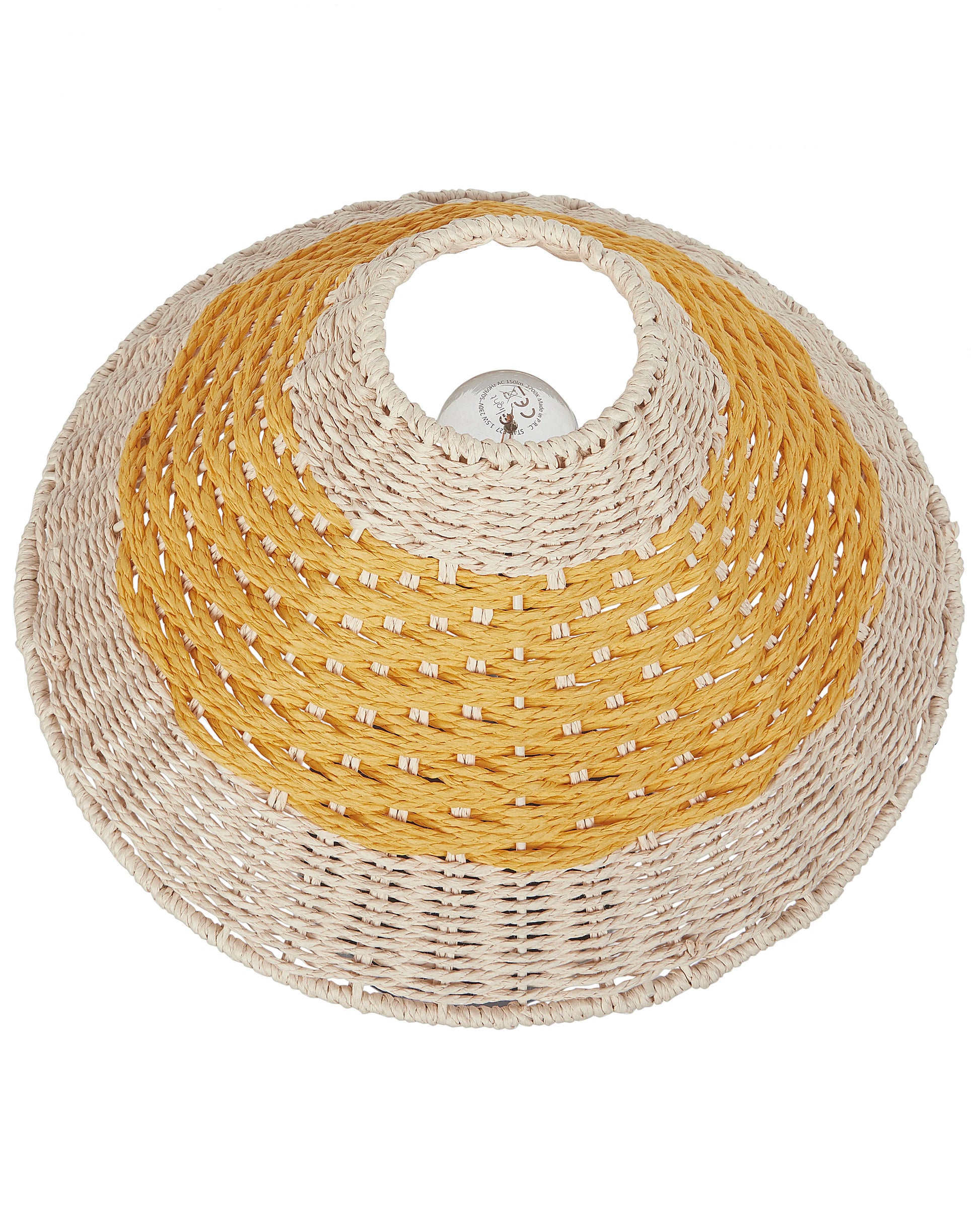  Table Lamp MOMBA Paper Rope Yellow
