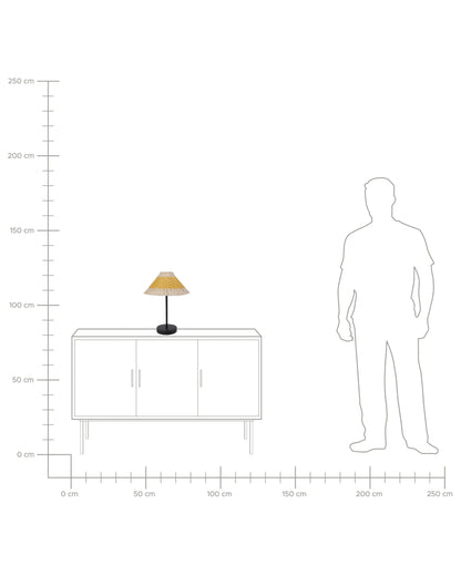  Table Lamp MOMBA Paper Rope Yellow
