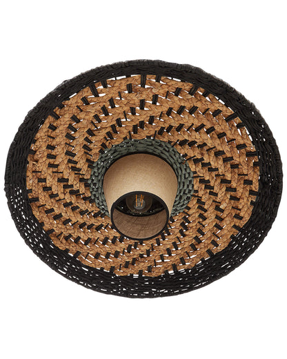  Floor Lamp KALOMO Paper Rope Black
