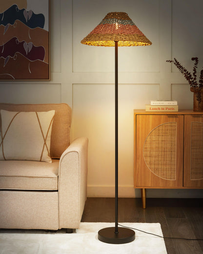  Floor Lamp KYOGA Paper Rope Beige