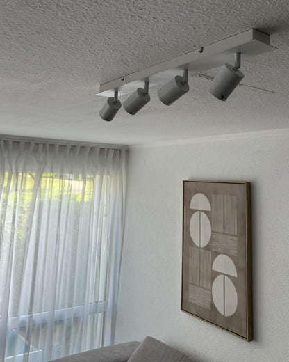  4 Light Spotlight TIGRIS Adjustable Metal White