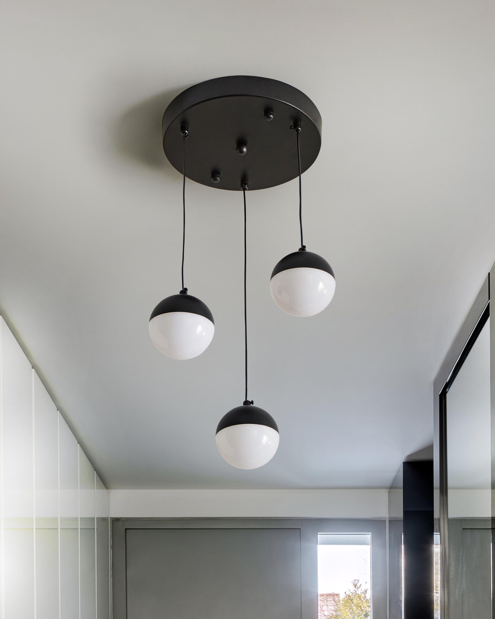  LED Pendant Lamp ANKOBRA Metal Black