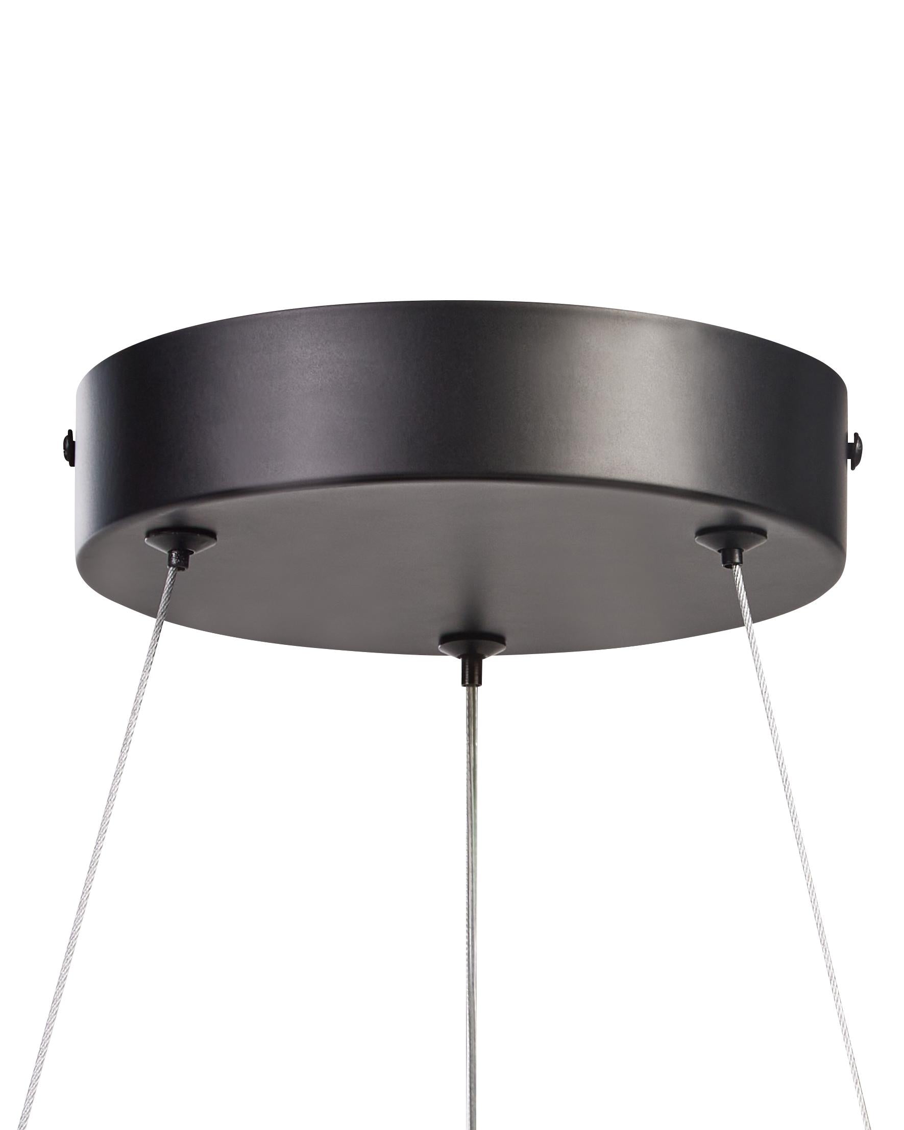  LED Pendant Lamp SURKO Metal Black