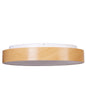  LED Ceiling Lamp BRAGOTO With Dimmer Metal Light Brown