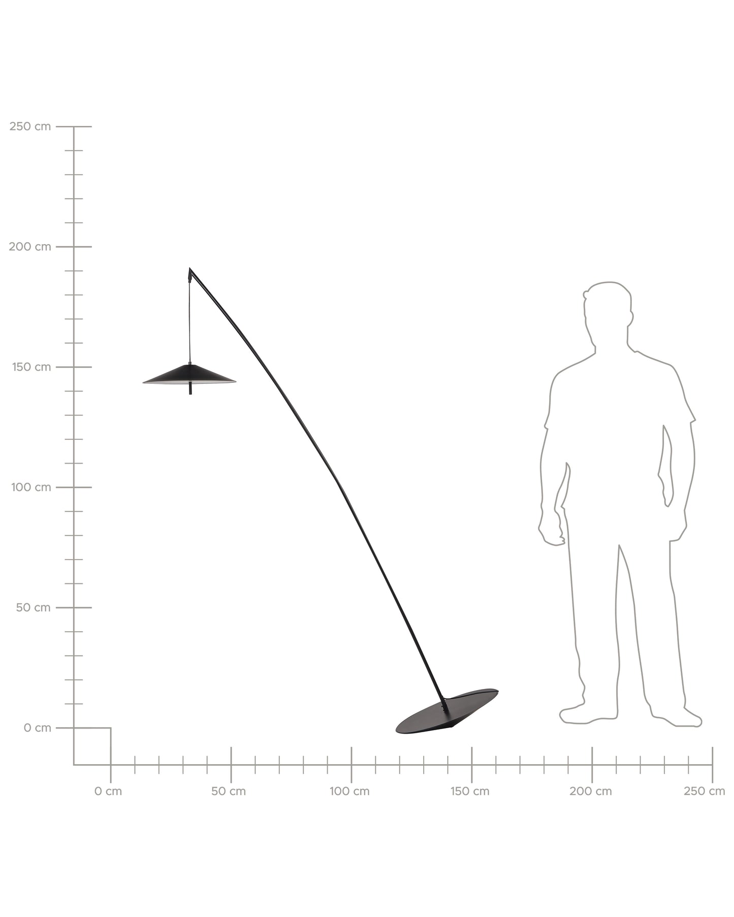  LED Floor Lamp COMALIE Metal Black