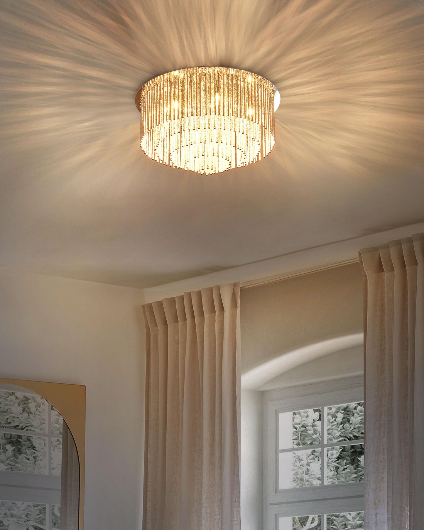  Chandelier FIRVIDA Metal Silver