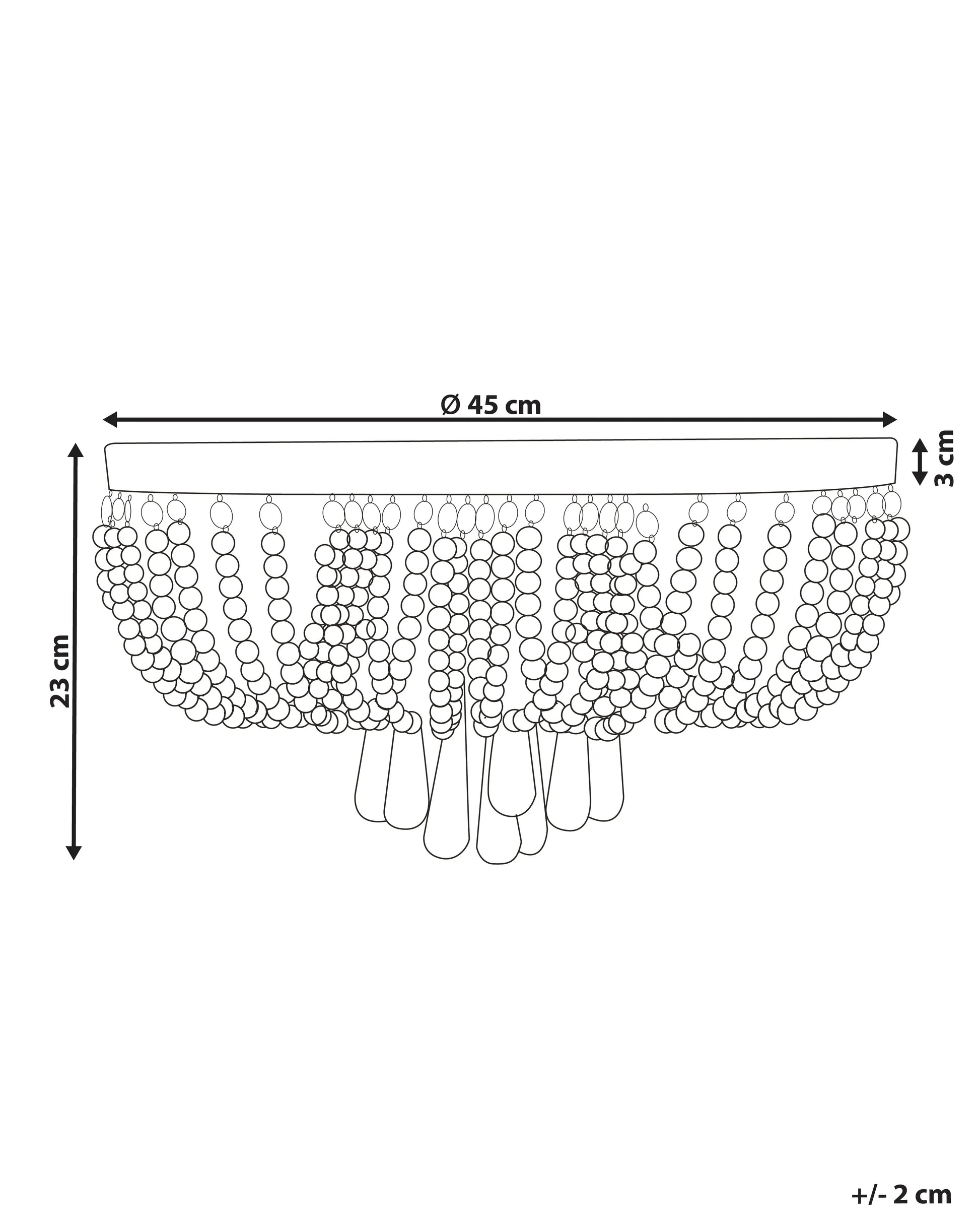  Chandelier DORNAS Crystal Silver