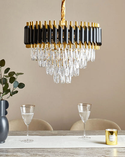  Chandelier ABELLAS Metal Gold