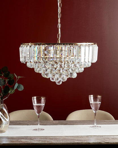  Chandelier ACHEIRO L Crystal Gold