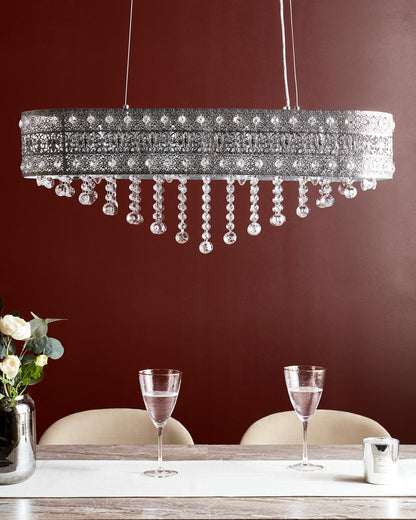  Chandelier BELELLE Crystal Silver