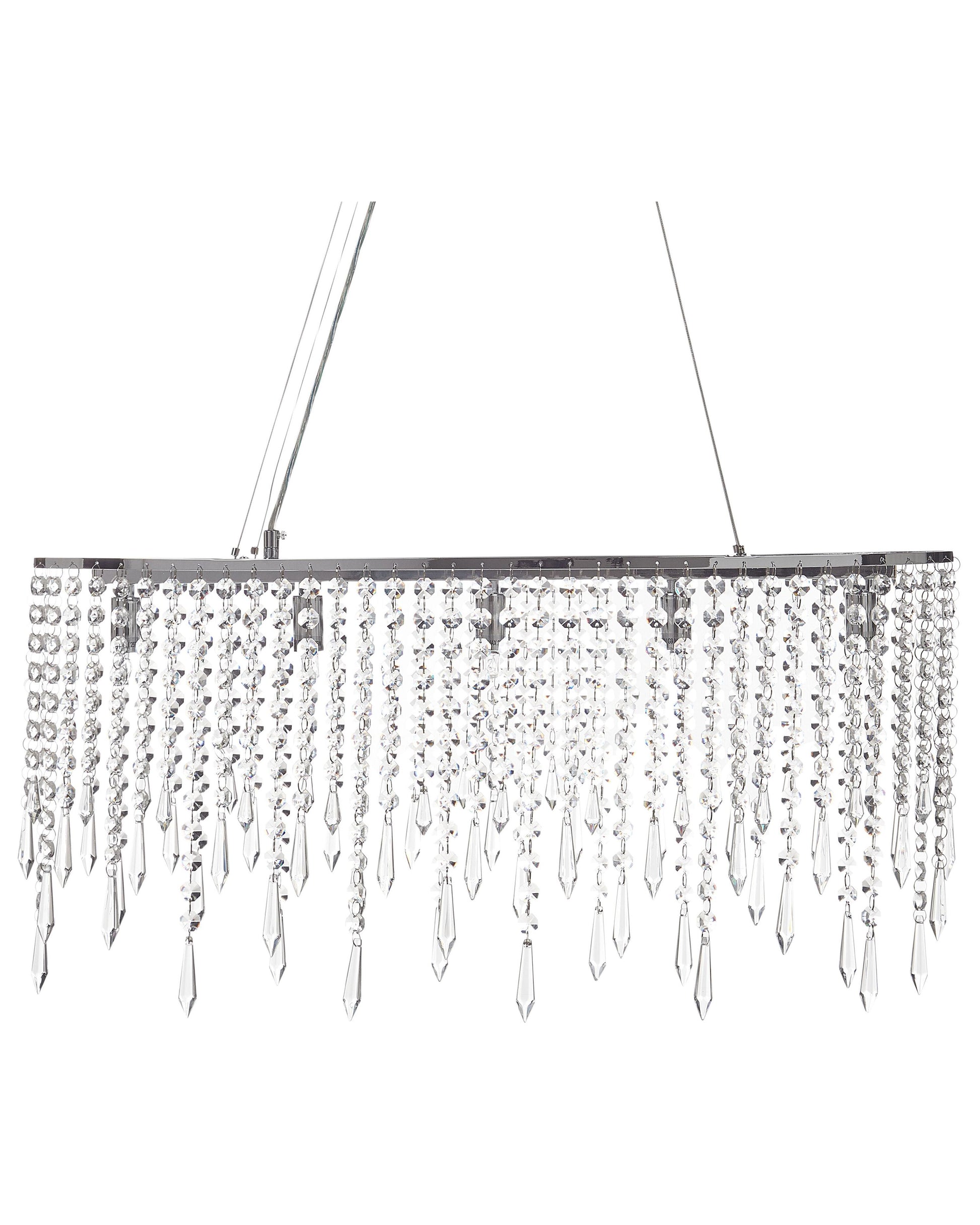  Chandelier CALVELLE Crystal Silver
