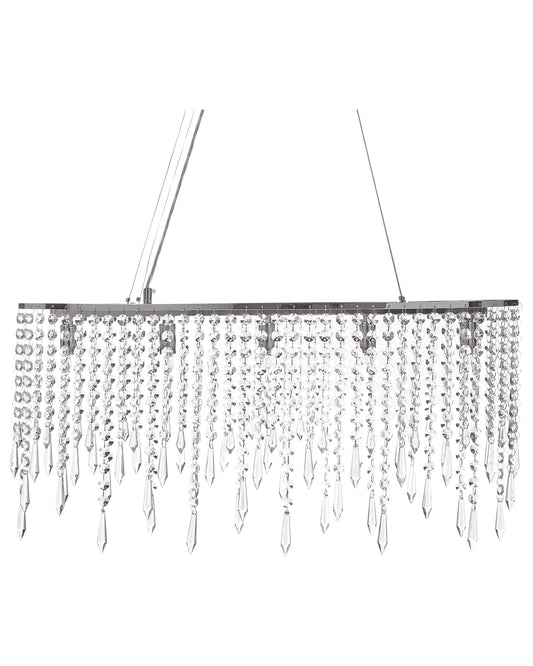  Chandelier CALVELLE Crystal Silver