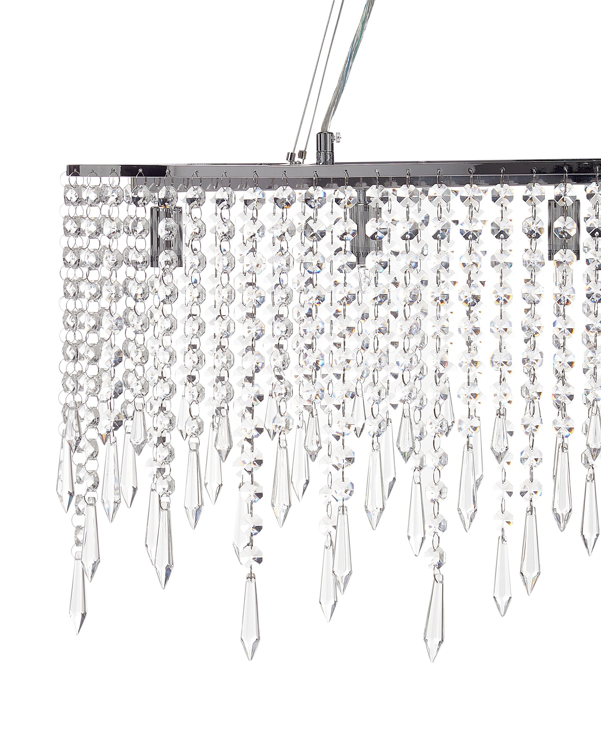  Chandelier CALVELLE Crystal Silver
