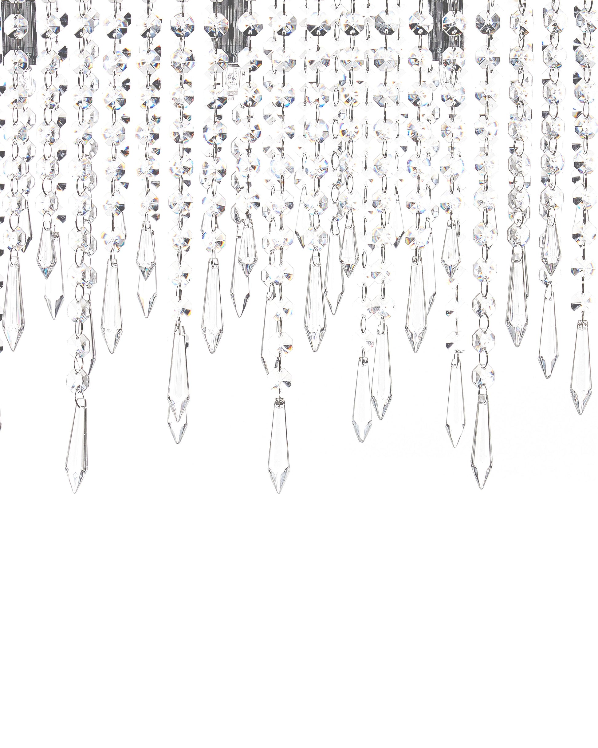  Chandelier CALVELLE Crystal Silver