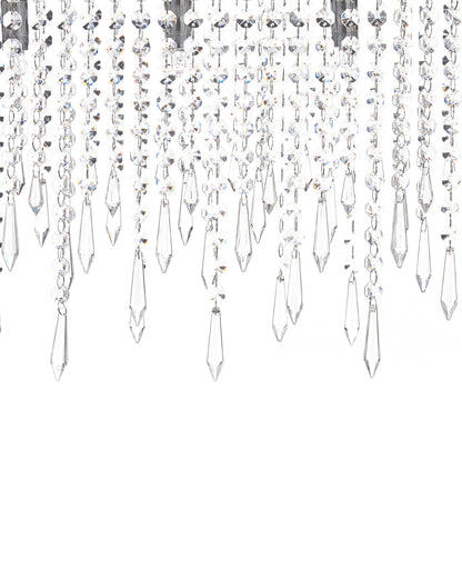  Chandelier CALVELLE Crystal Silver
