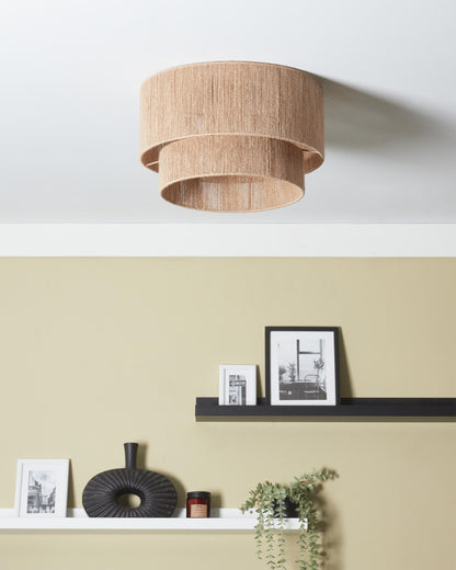  Ceiling Lamp DORING Jute Natural