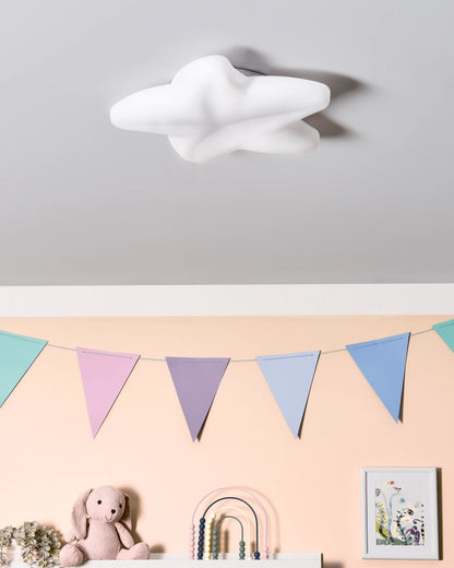  LED Ceiling Lamp Starfish SURNA With Dimmer White
