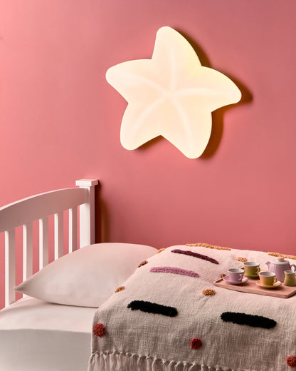  LED Ceiling Lamp Starfish SURNA With Dimmer White