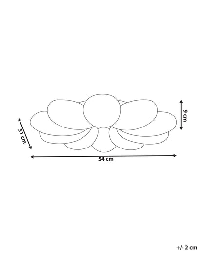  LED Ceiling Lamp Flower TINAU White
