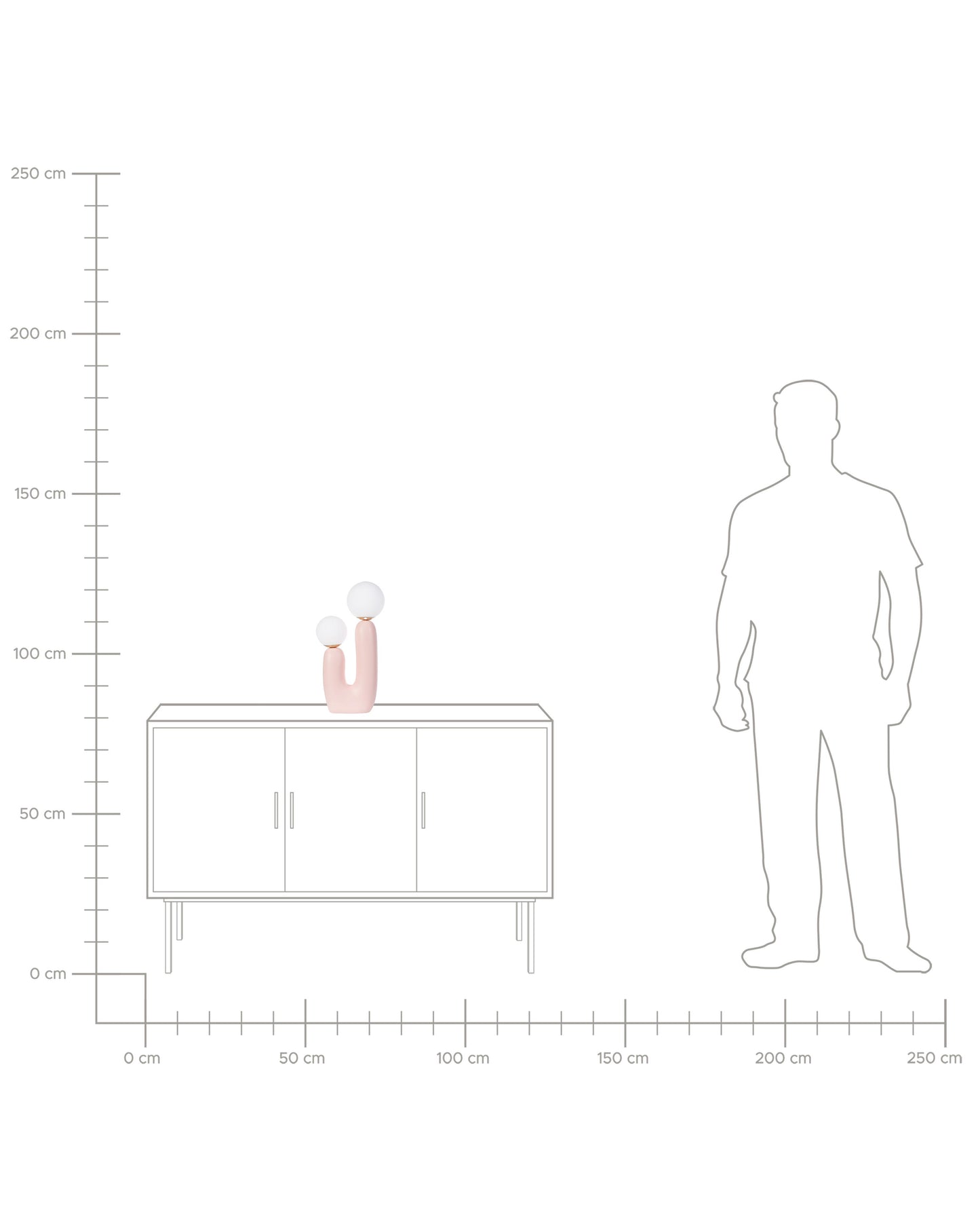  Table Lamp TULUN Pastel Pink