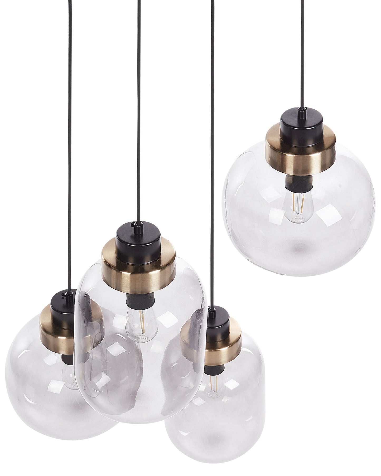  Pendant Lamp ZAYANDE Glass Light Grey