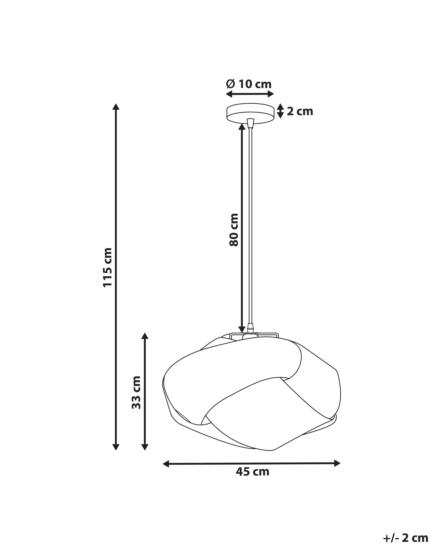  Pendant Lamp HALIL Bamboo Wood Beige