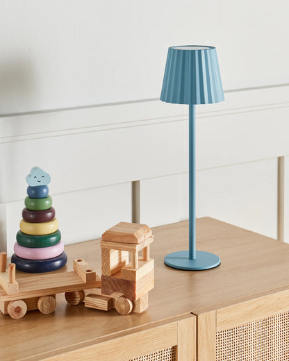  Table Lamp POMBEIRO Metal Light Blue