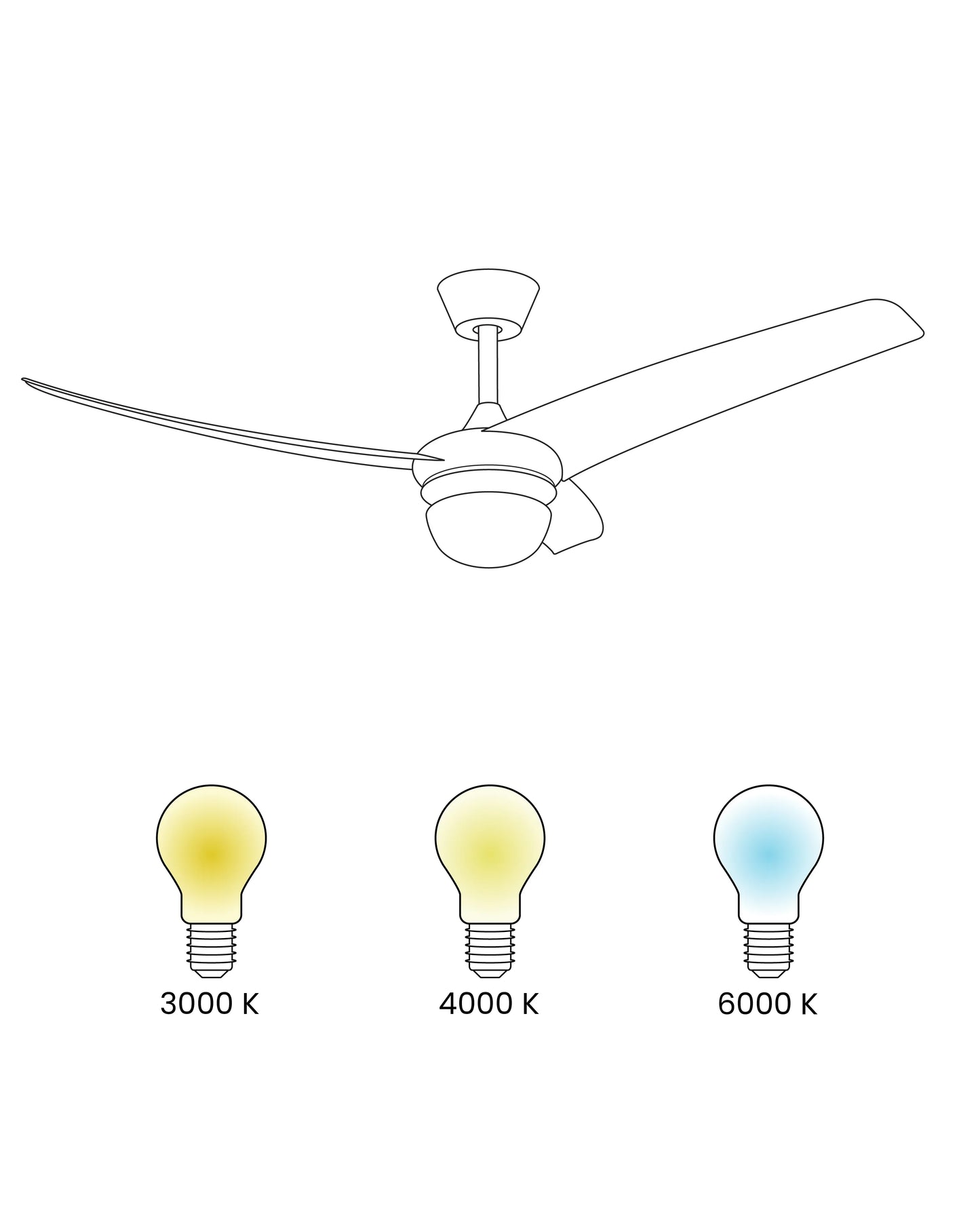  Ceiling Fan With Light JIBOA With Remote Black
