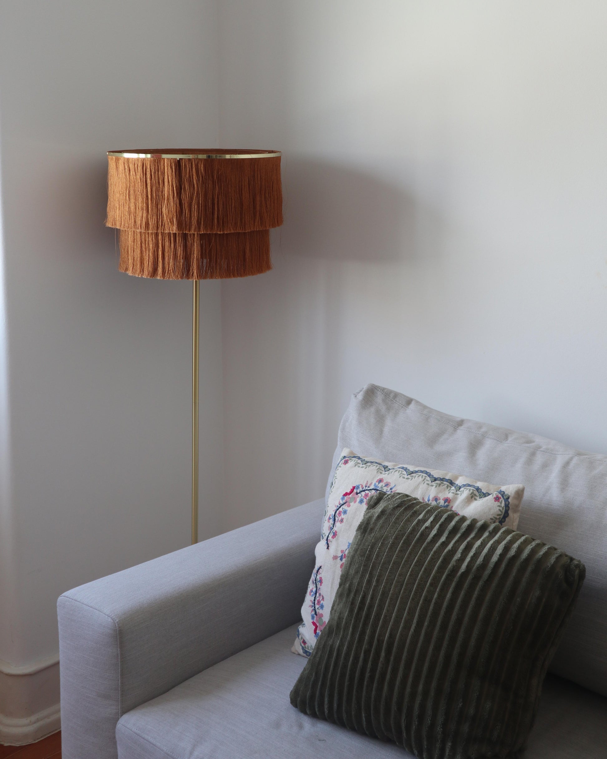 Floor Lamp PERISTERI Metal Brown