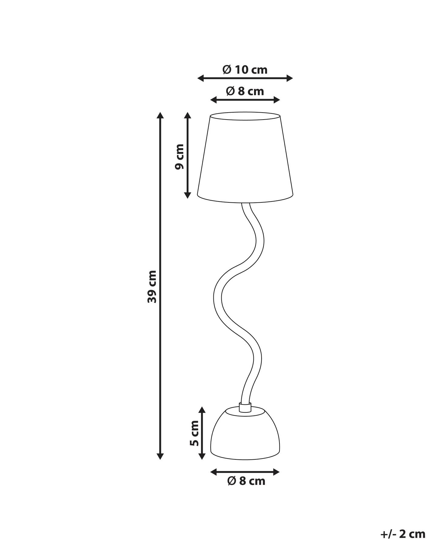  Wireless LED Table Lamp VOUGA With Dimmer Metal Beige