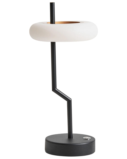  Wireless LED Table Lamp ALVIELA With Dimmer Metal Black