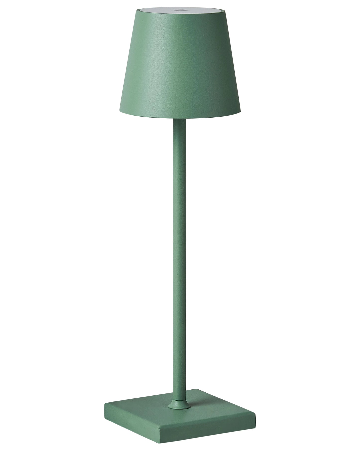  Wireless LED Table Lamp BACEIRO With Dimmer Metal Green