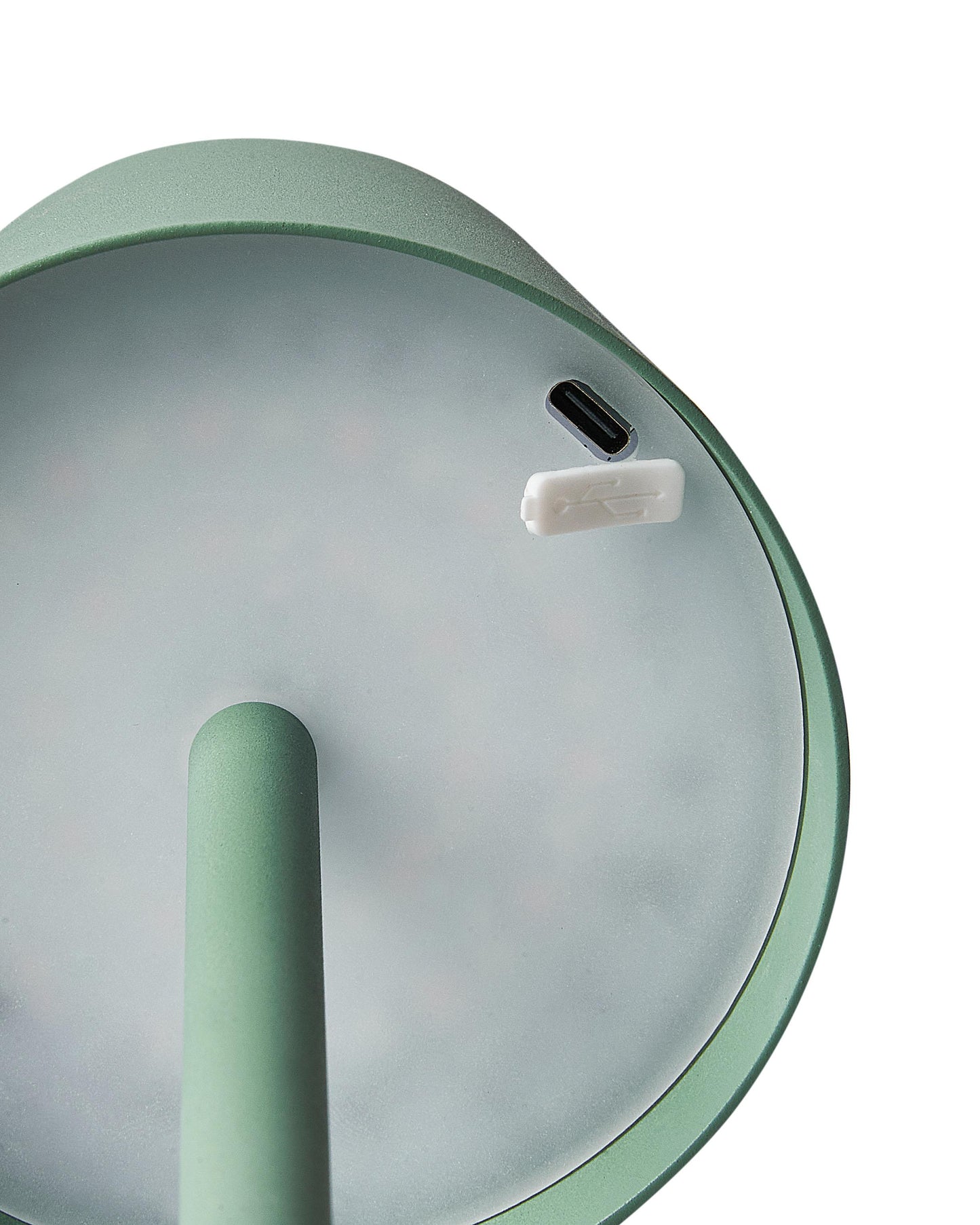  Wireless LED Table Lamp BACEIRO With Dimmer Metal Green