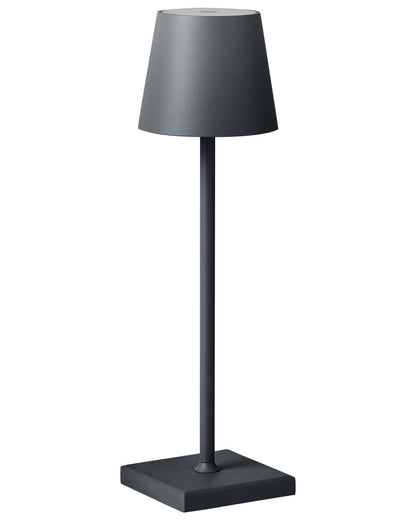  Wireless LED Table Lamp BACEIRO With Dimmer Metal Dark Grey