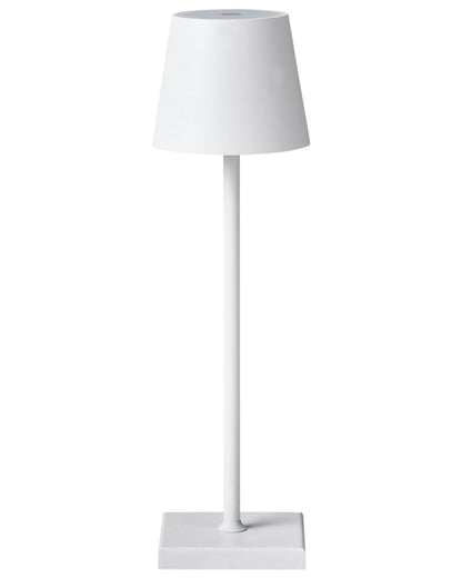  Wireless LED Table Lamp BACEIRO With Dimmer Metal White