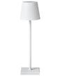  Wireless LED Table Lamp BACEIRO With Dimmer Metal White