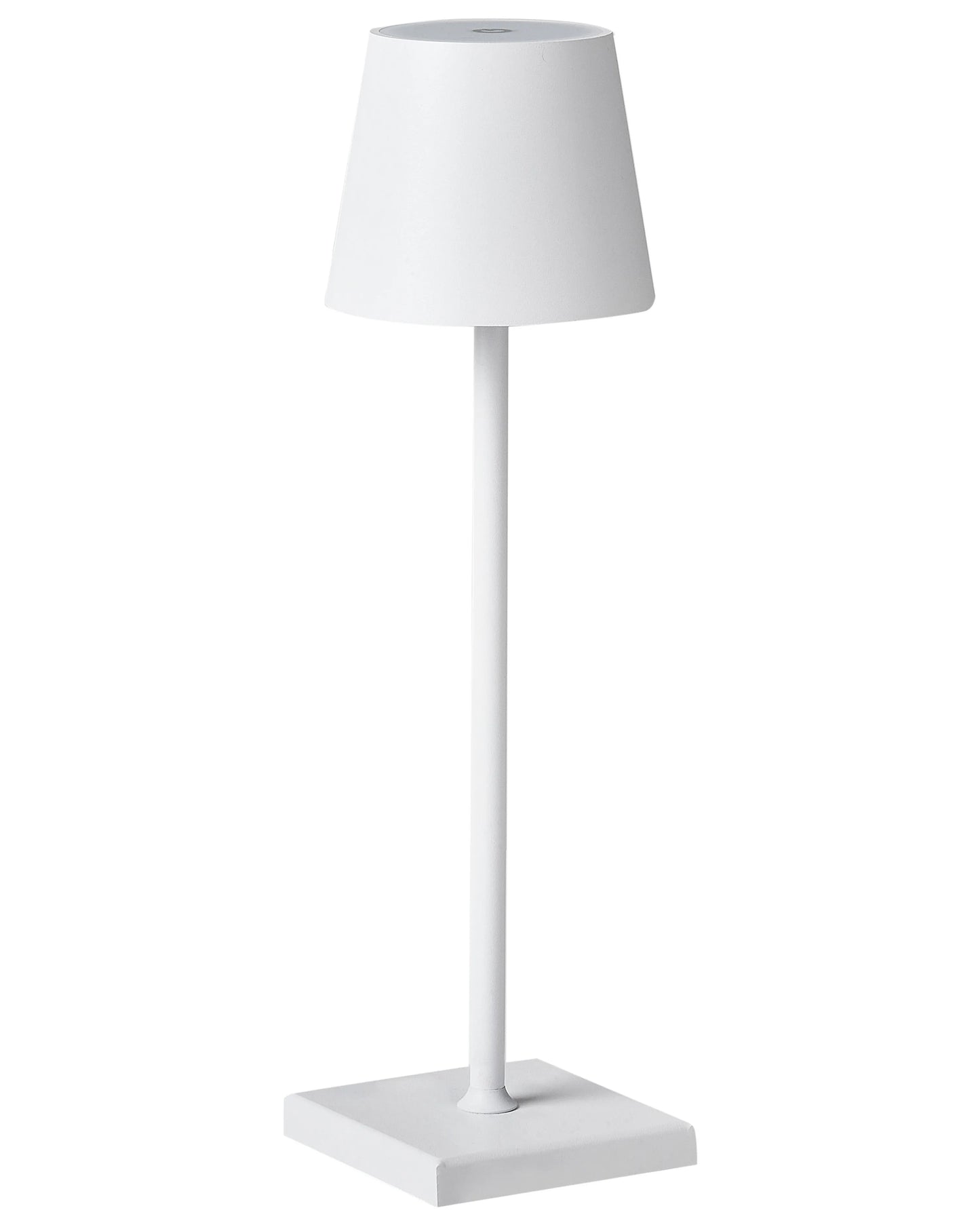  Wireless LED Table Lamp BACEIRO With Dimmer Metal White