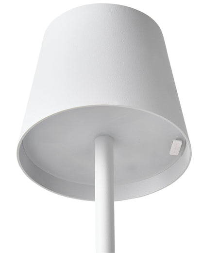  Wireless LED Table Lamp BACEIRO With Dimmer Metal White