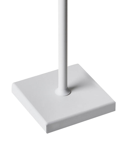  Wireless LED Table Lamp BACEIRO With Dimmer Metal White
