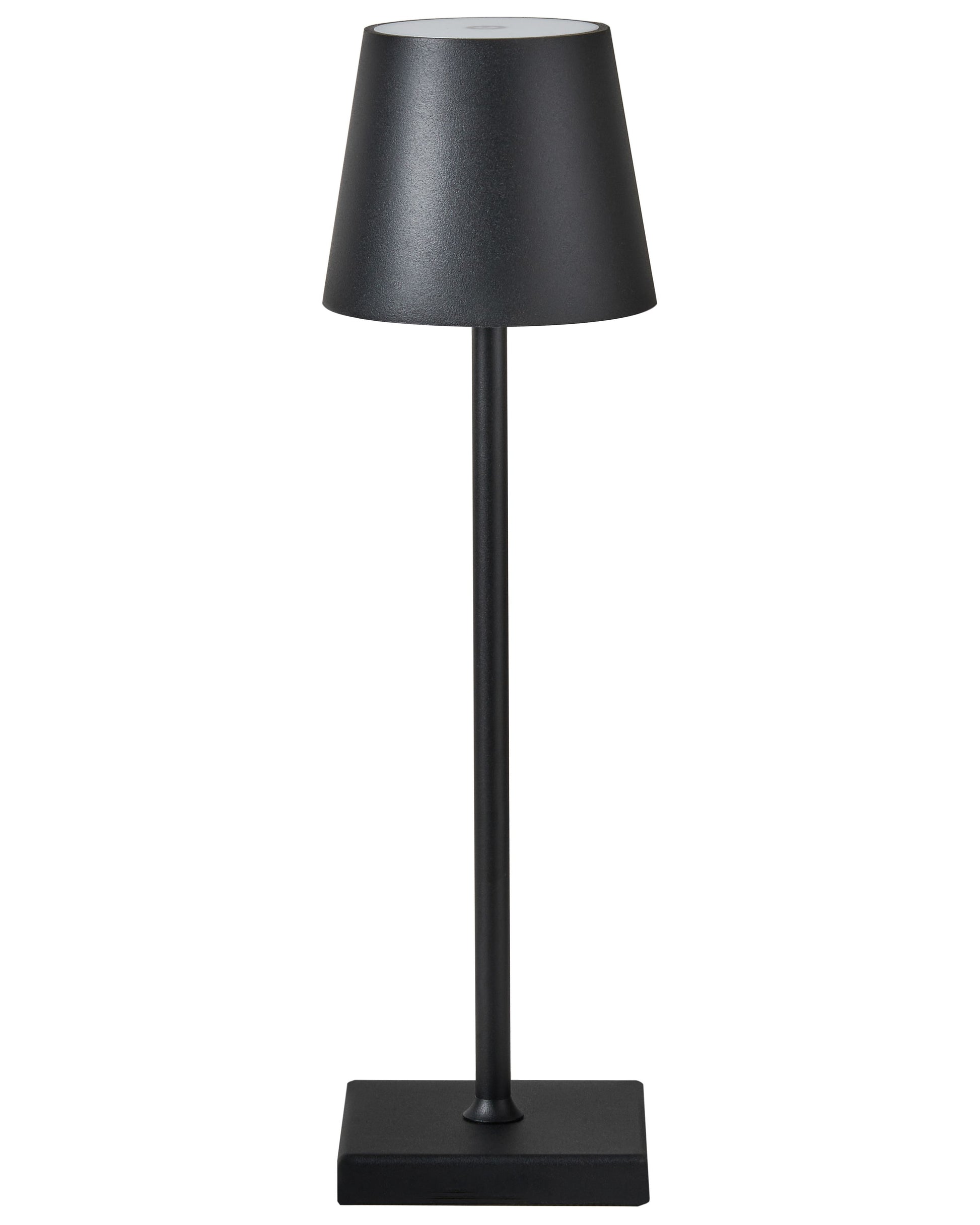  Wireless LED Table Lamp BACEIRO With Dimmer Metal Black