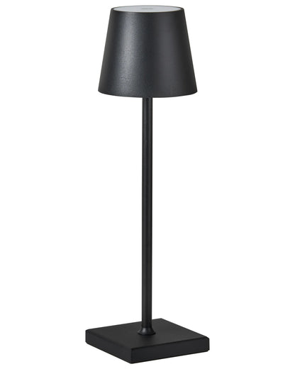  Wireless LED Table Lamp BACEIRO With Dimmer Metal Black