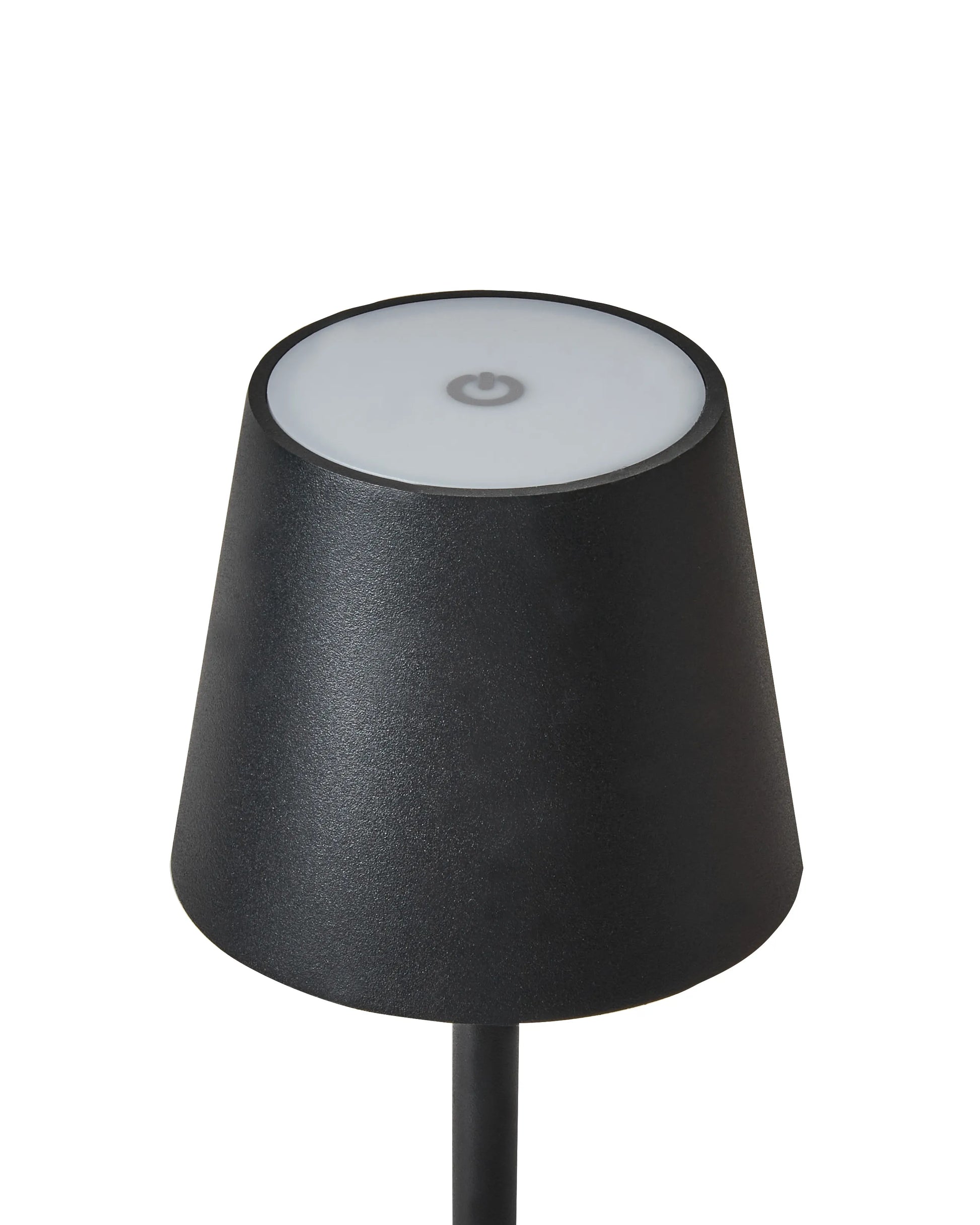  Wireless LED Table Lamp BACEIRO With Dimmer Metal Black