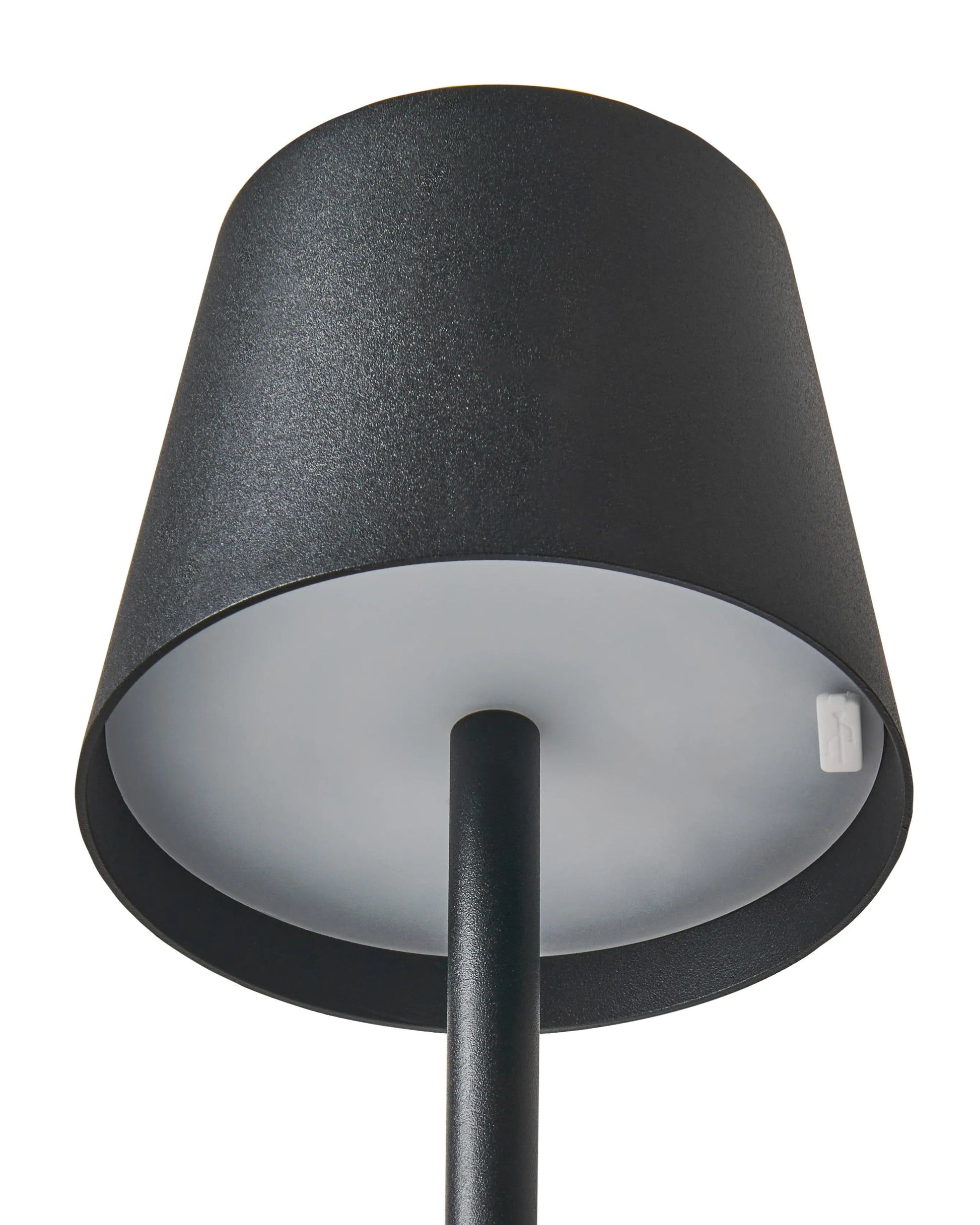  Wireless LED Table Lamp BACEIRO With Dimmer Metal Black