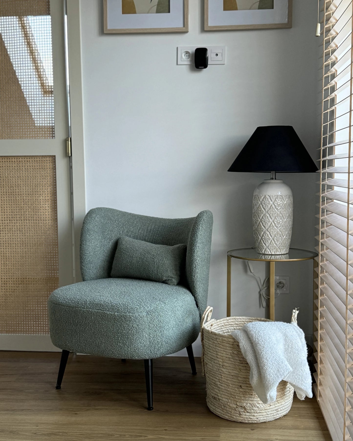  Table Lamp TELIRE Ceramic Beige
