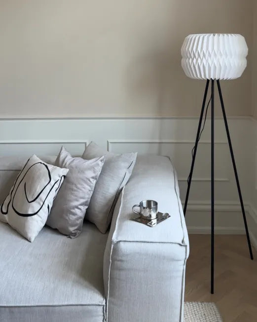  Floor Lamp HUNTER White